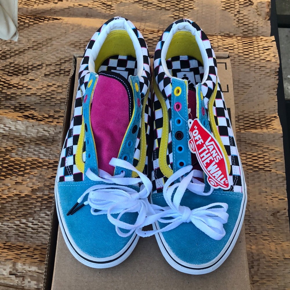 Vans on Checkerboard.
$69.99/Size 10/Vans/men’s
